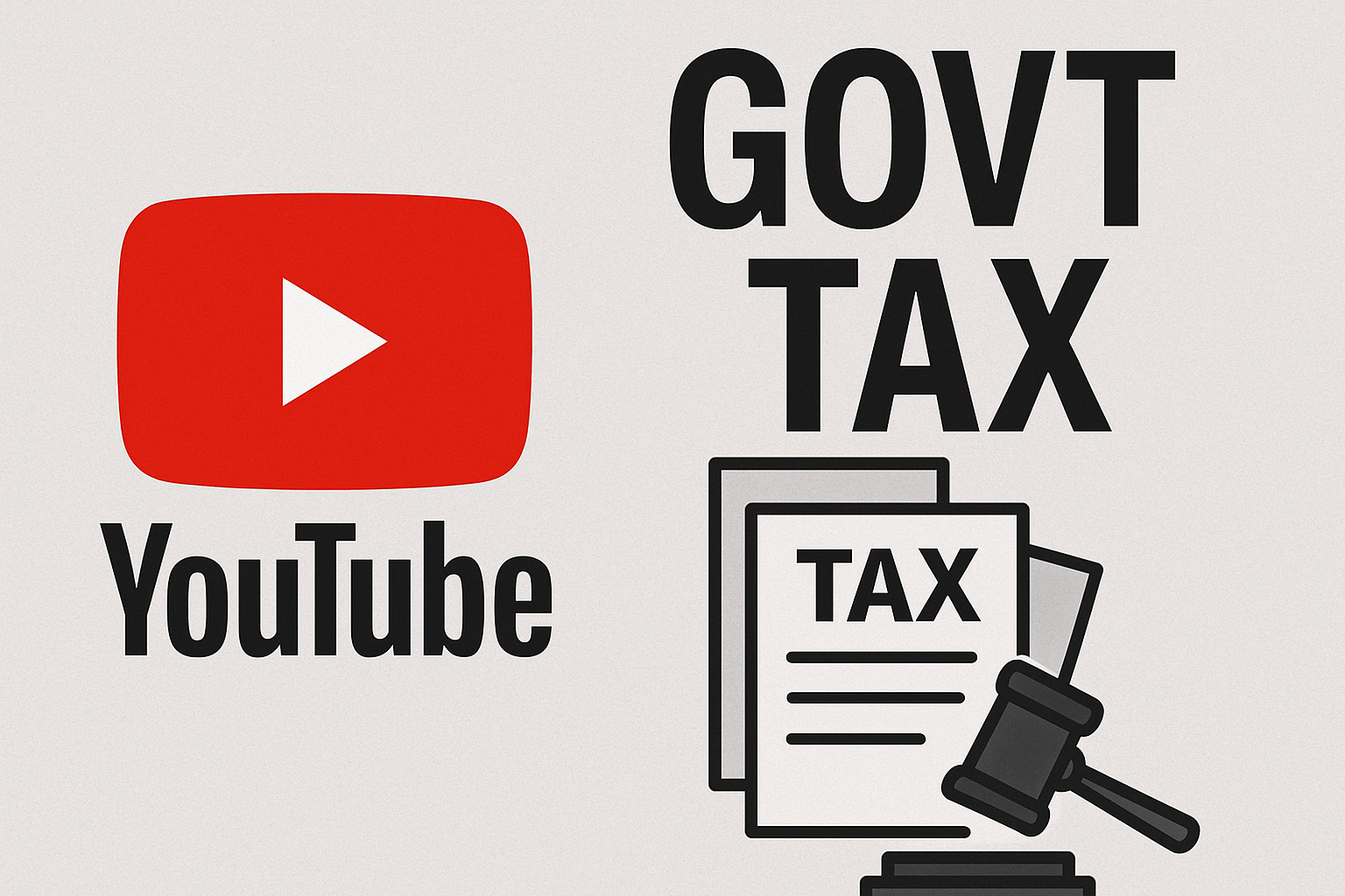govt tax on youtubers